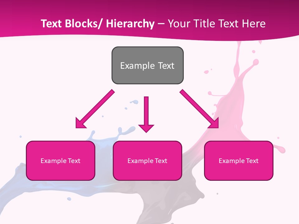 Magenta Motion Colour PowerPoint Template