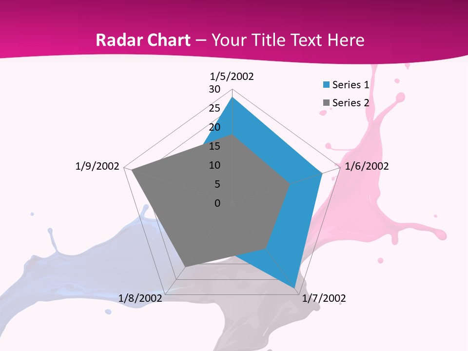 Magenta Motion Colour PowerPoint Template