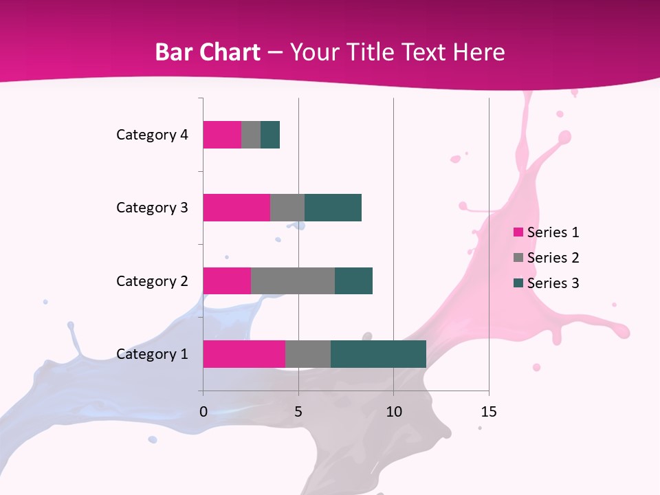 Magenta Motion Colour PowerPoint Template