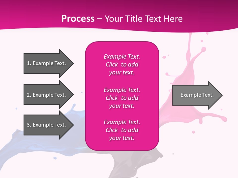 Magenta Motion Colour PowerPoint Template
