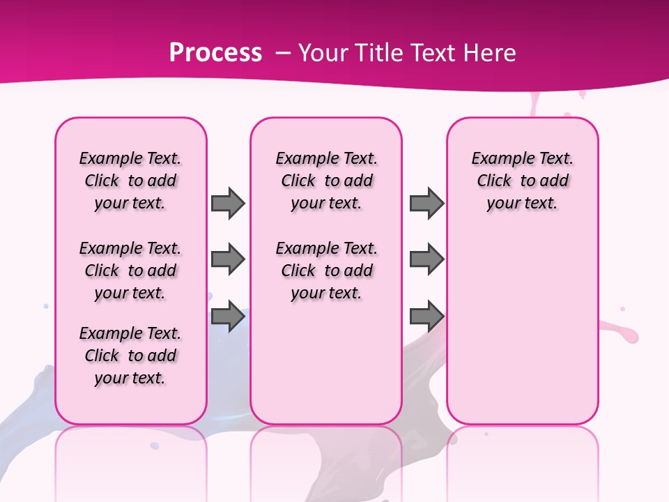 Magenta Motion Colour PowerPoint Template