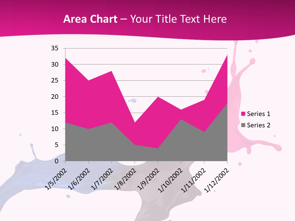 Magenta Motion Colour PowerPoint Template