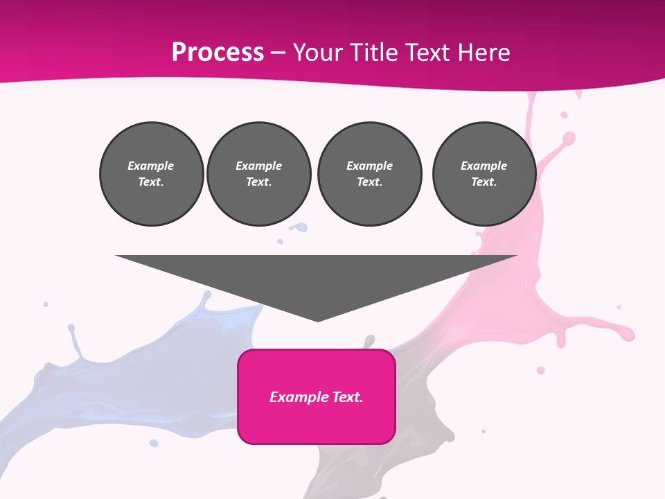 Magenta Motion Colour PowerPoint Template