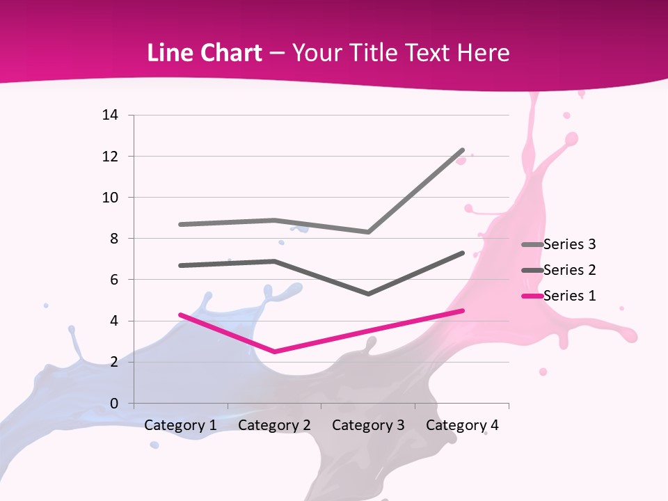Magenta Motion Colour PowerPoint Template