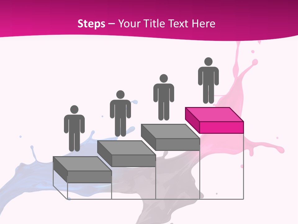 Magenta Motion Colour PowerPoint Template