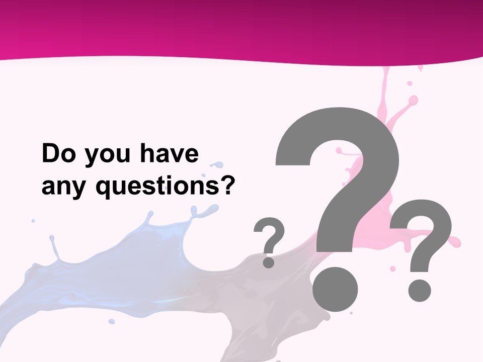 Magenta Motion Colour PowerPoint Template