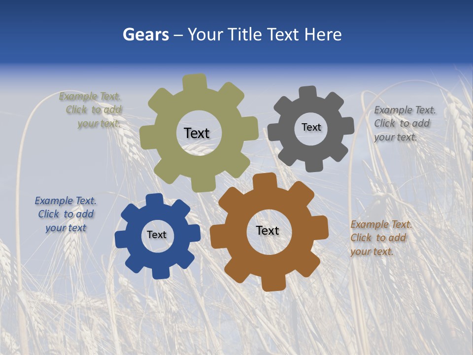 Field Growing Seed PowerPoint Template