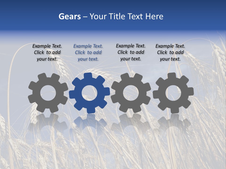 Field Growing Seed PowerPoint Template