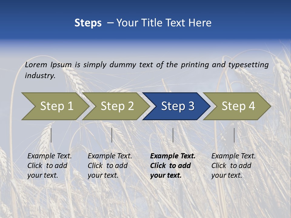 Field Growing Seed PowerPoint Template