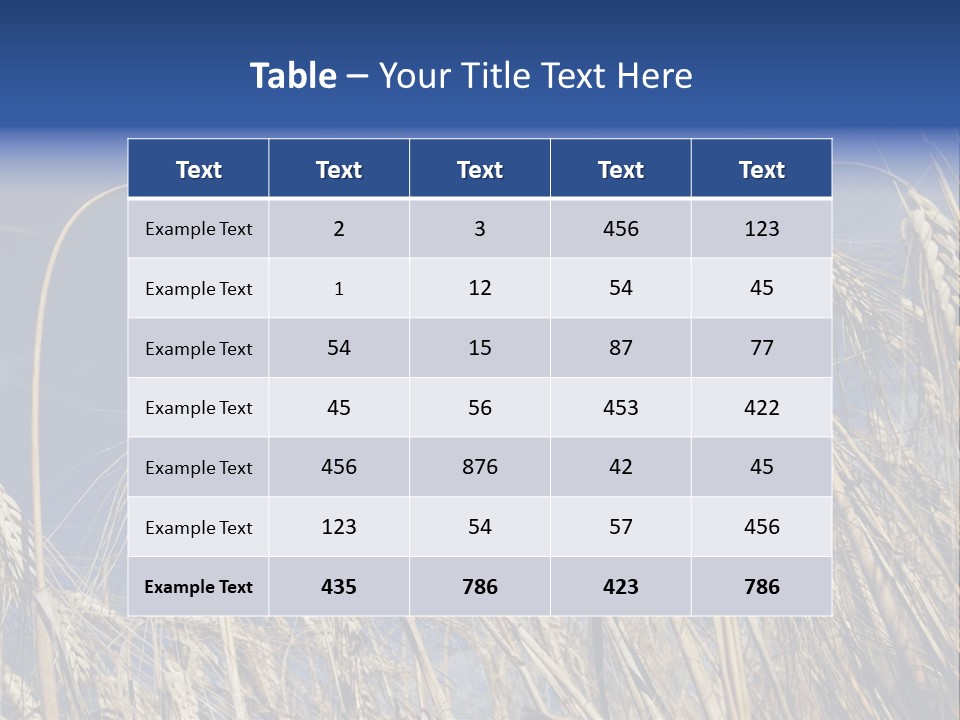 Field Growing Seed PowerPoint Template