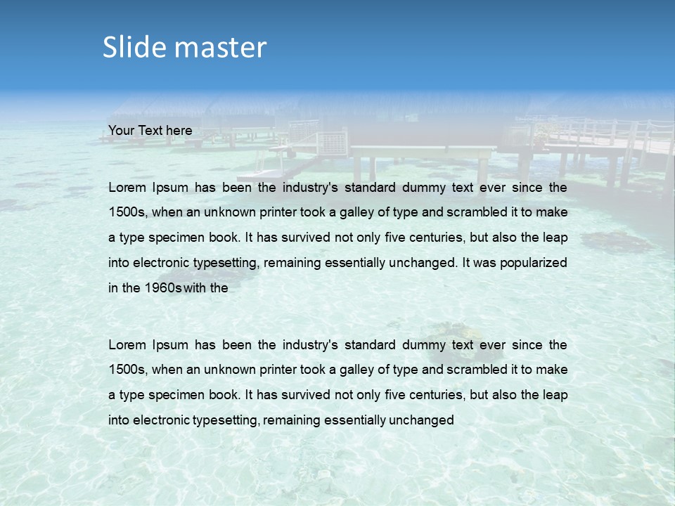 Pacific Ocean Coast PowerPoint Template