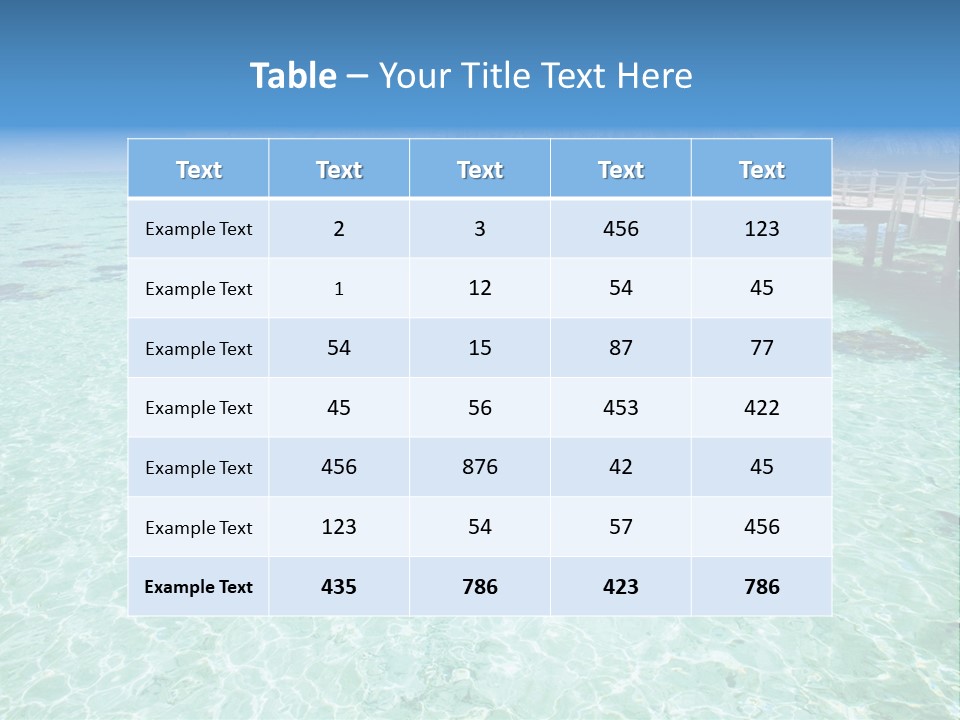 Pacific Ocean Coast PowerPoint Template