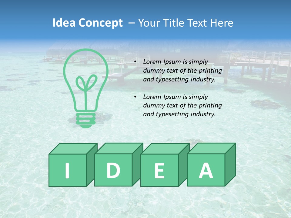 Pacific Ocean Coast PowerPoint Template