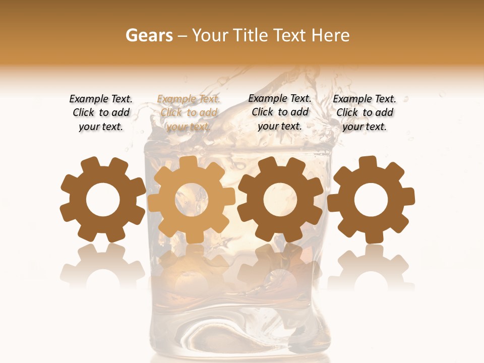 Orange White Party PowerPoint Template