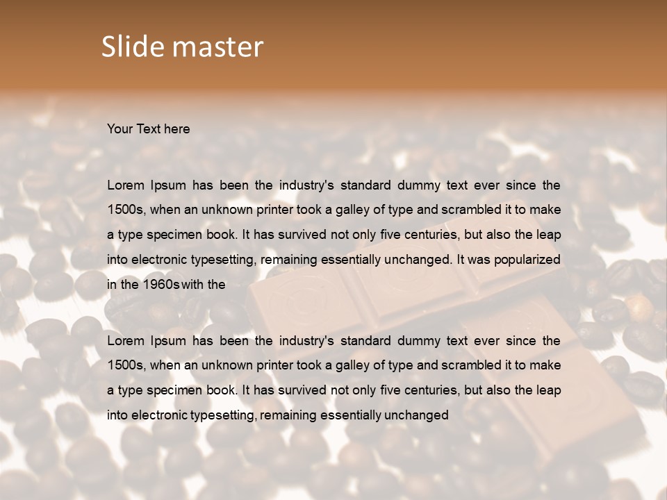 Bean Group Dark PowerPoint Template