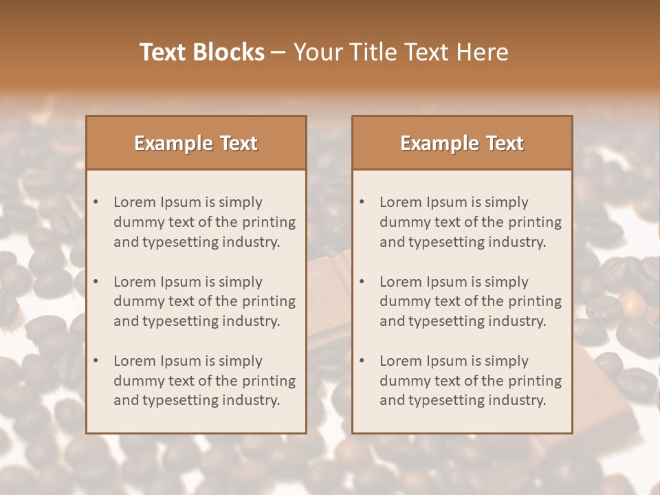 Bean Group Dark PowerPoint Template