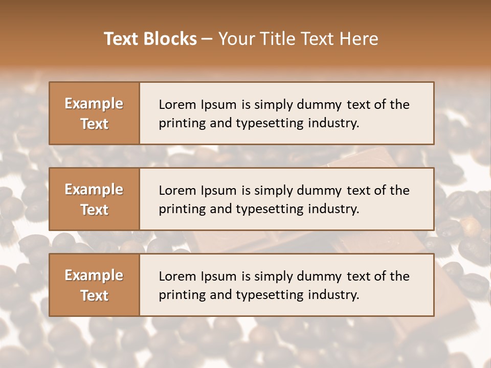 Bean Group Dark PowerPoint Template