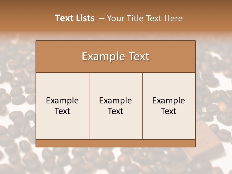 Bean Group Dark PowerPoint Template
