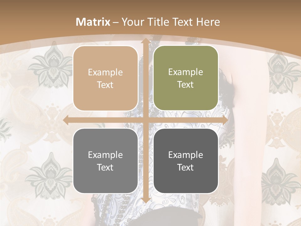 Beauty Ornament Sensual PowerPoint Template