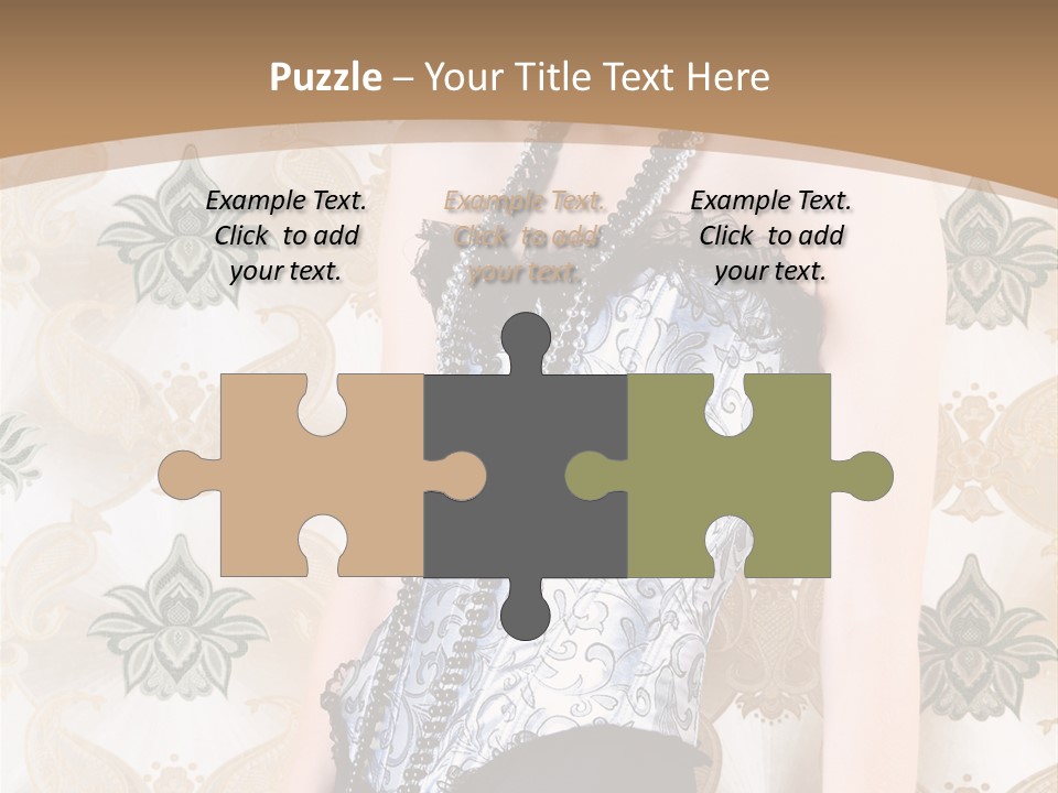 Beauty Ornament Sensual PowerPoint Template