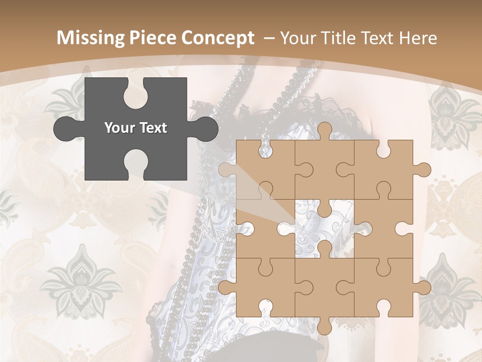 Beauty Ornament Sensual PowerPoint Template