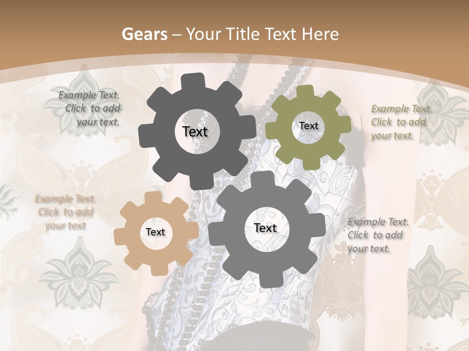 Beauty Ornament Sensual PowerPoint Template