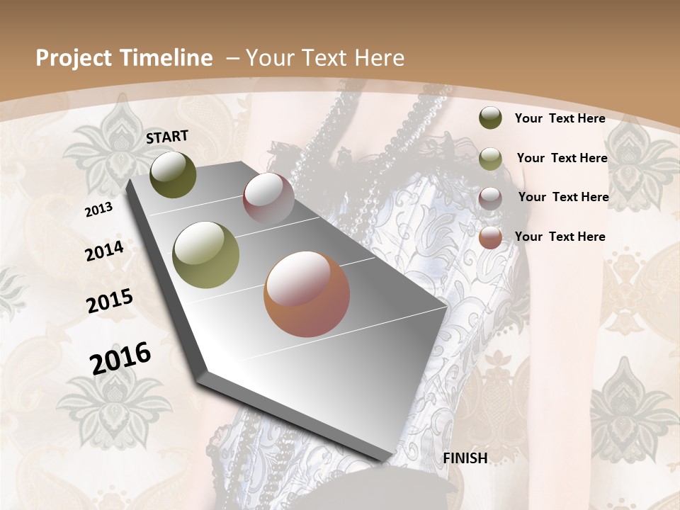 Beauty Ornament Sensual PowerPoint Template