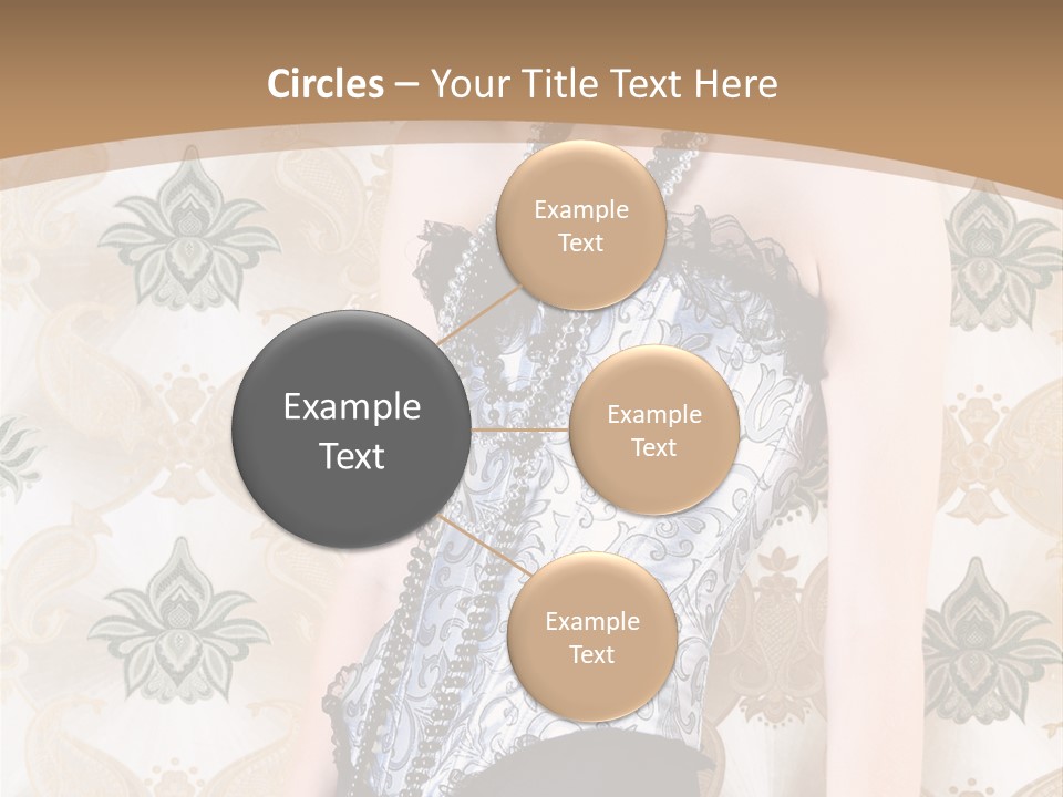 Beauty Ornament Sensual PowerPoint Template