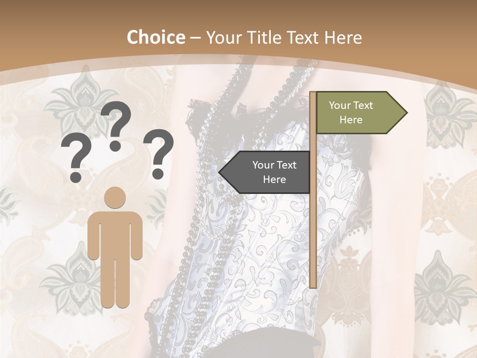 Beauty Ornament Sensual PowerPoint Template