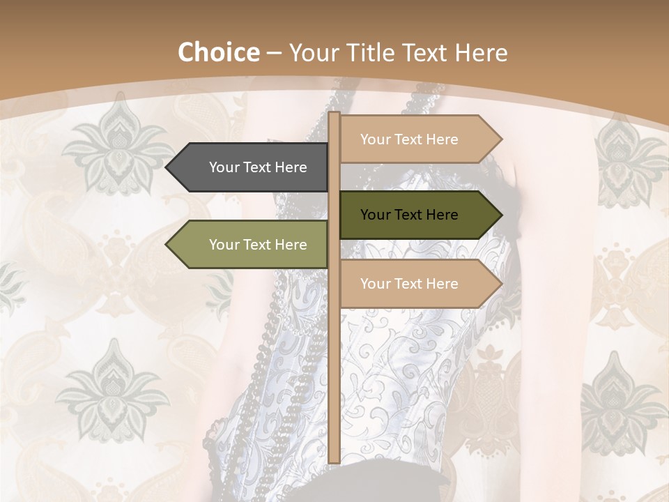 Beauty Ornament Sensual PowerPoint Template