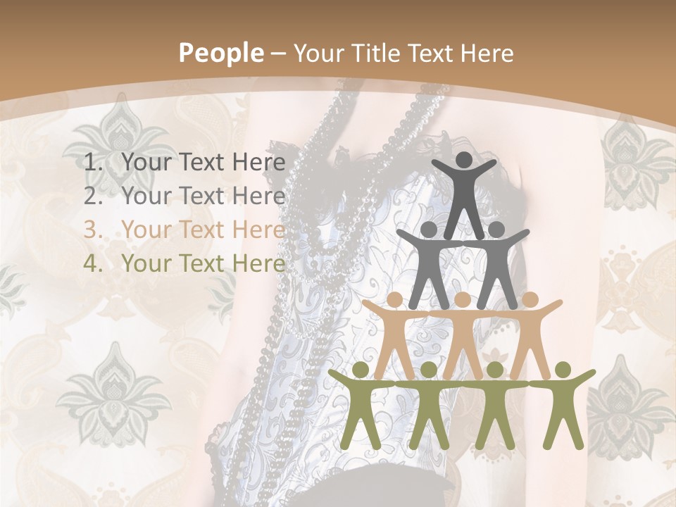 Beauty Ornament Sensual PowerPoint Template