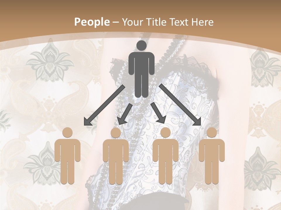 Beauty Ornament Sensual PowerPoint Template