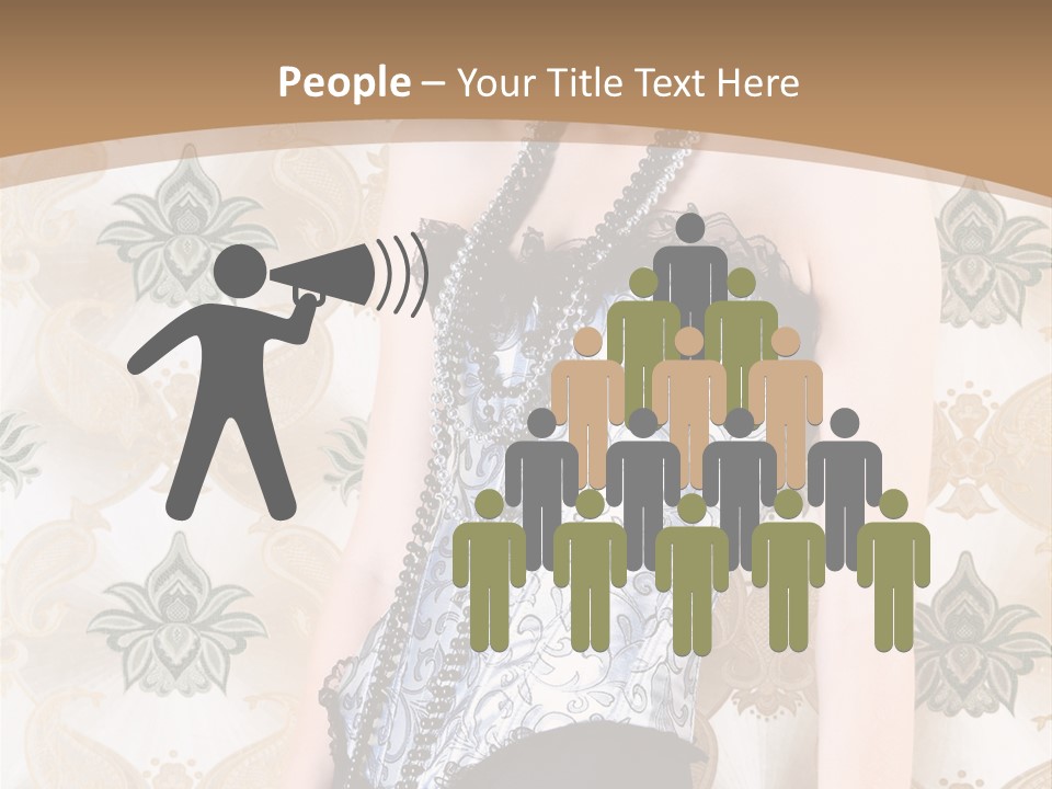 Beauty Ornament Sensual PowerPoint Template