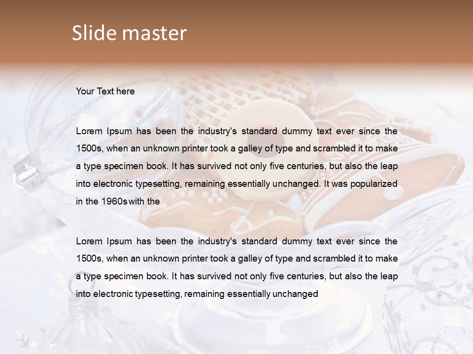 Cake Taste Decoration PowerPoint Template