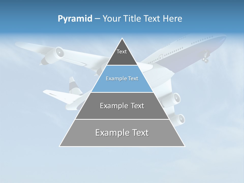 Aeroplane Sunny Turbulence PowerPoint Template