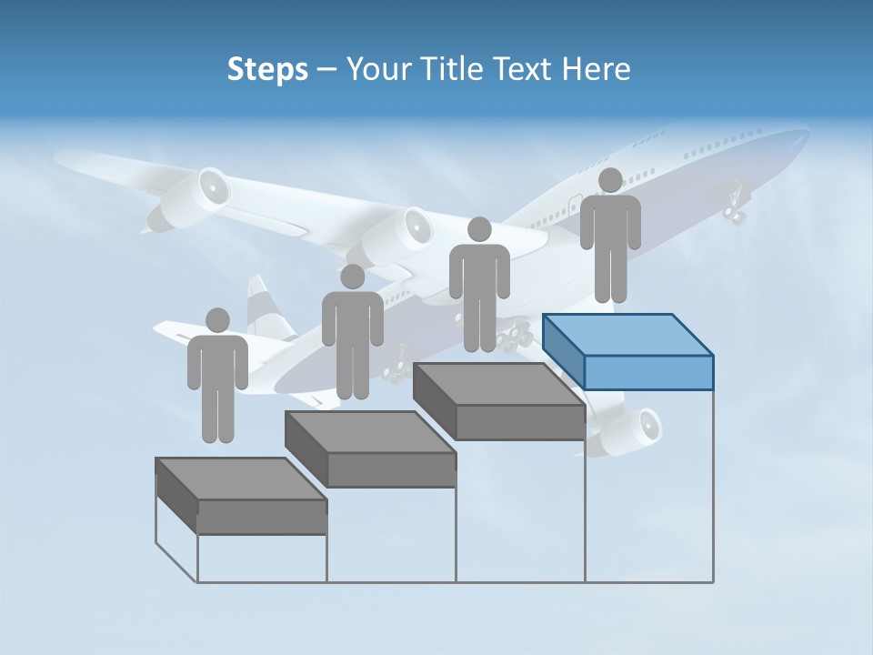 Aeroplane Sunny Turbulence PowerPoint Template