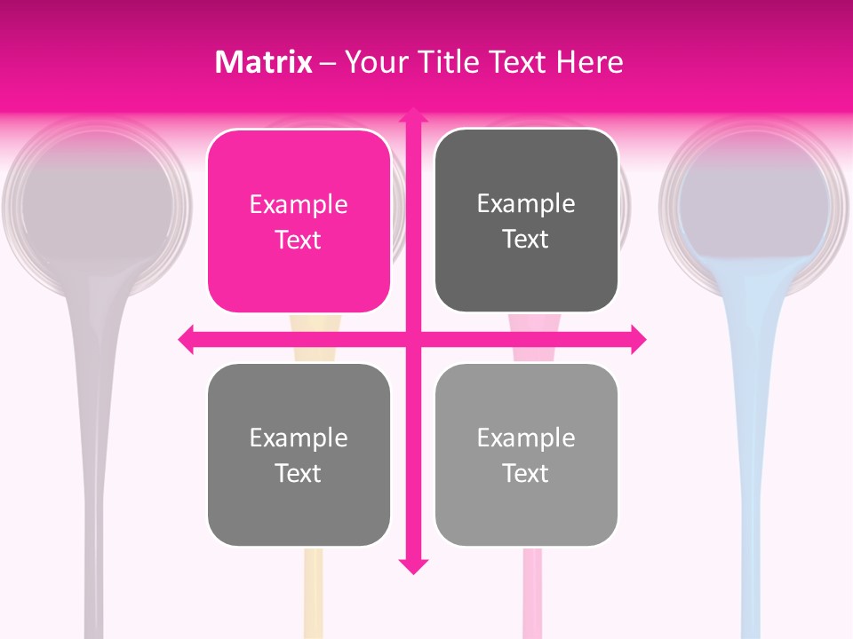 Black Isolated Liquid PowerPoint Template