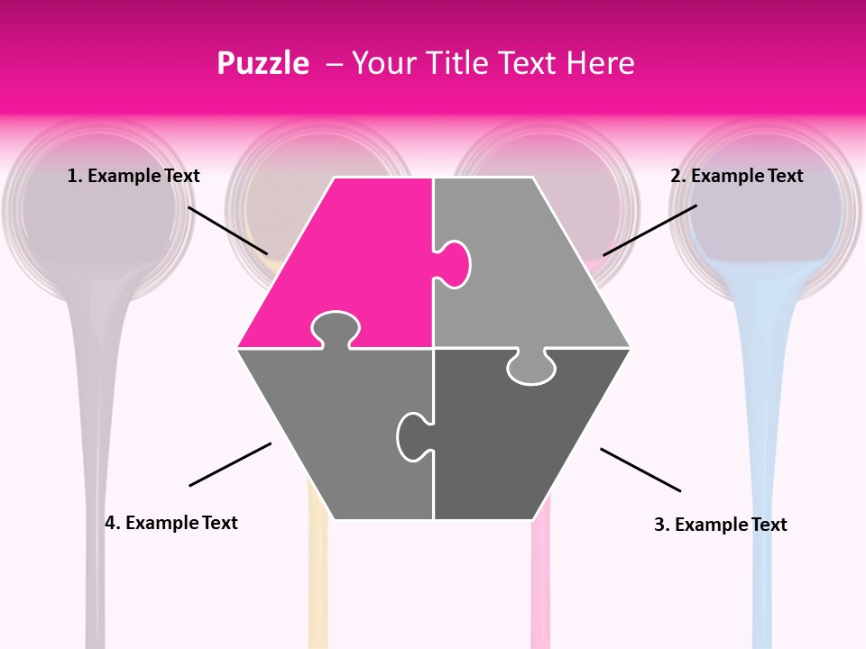 Black Isolated Liquid PowerPoint Template