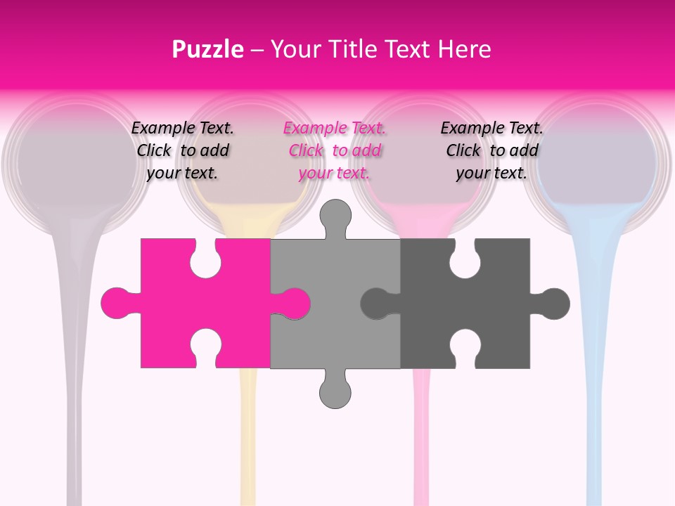 Black Isolated Liquid PowerPoint Template