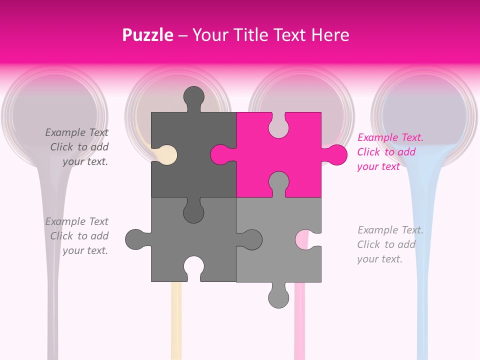 Black Isolated Liquid PowerPoint Template