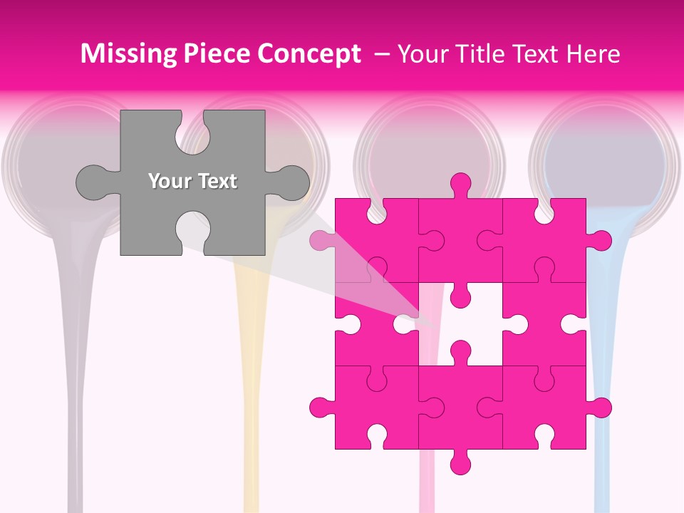 Black Isolated Liquid PowerPoint Template