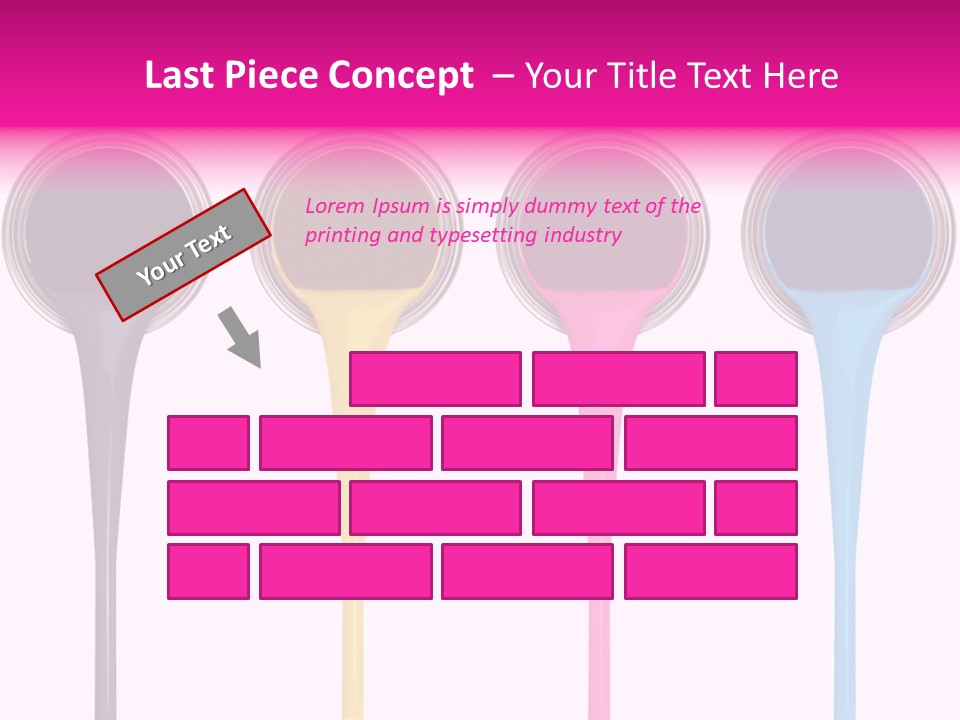 Black Isolated Liquid PowerPoint Template