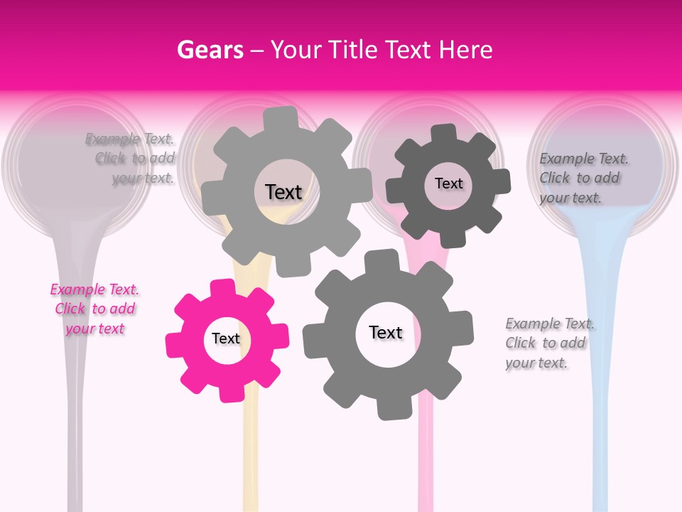 Black Isolated Liquid PowerPoint Template