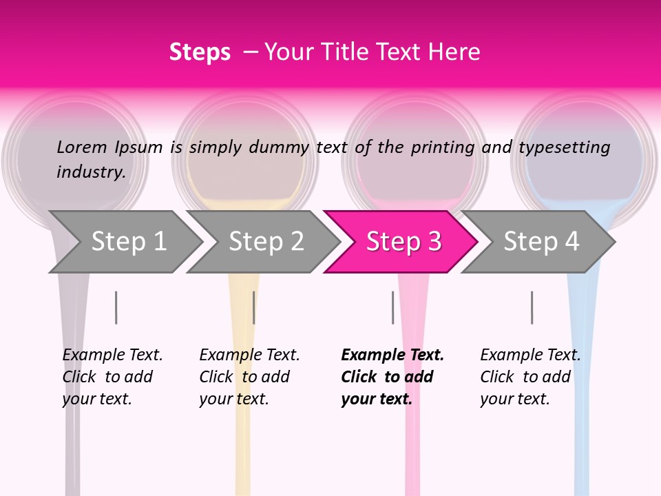 Black Isolated Liquid PowerPoint Template
