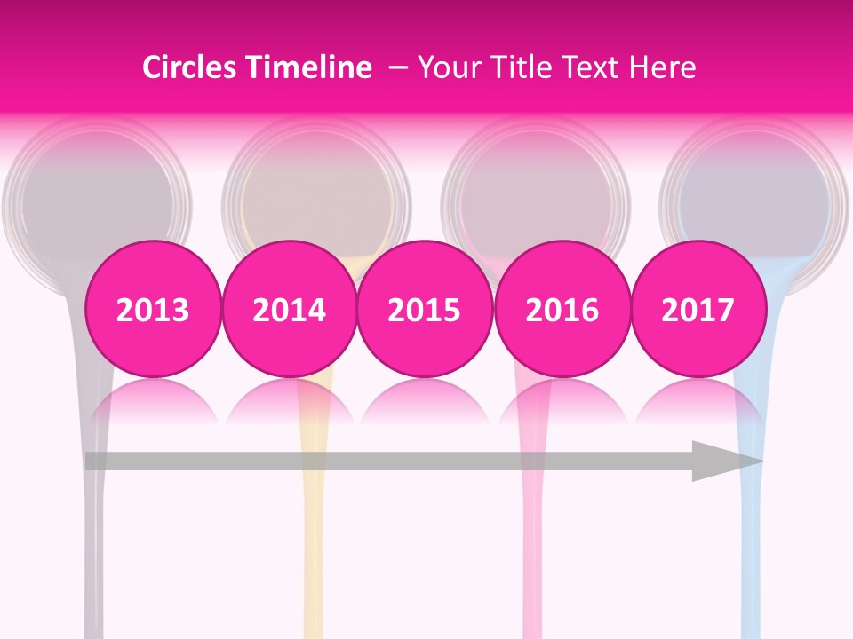 Black Isolated Liquid PowerPoint Template