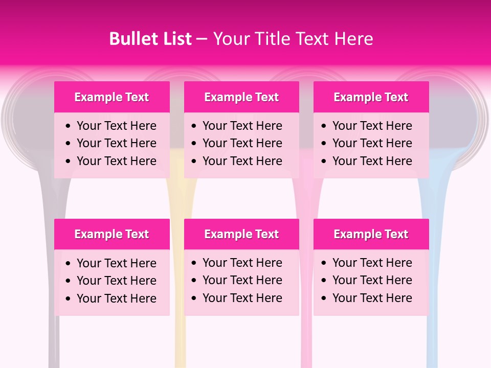 Black Isolated Liquid PowerPoint Template