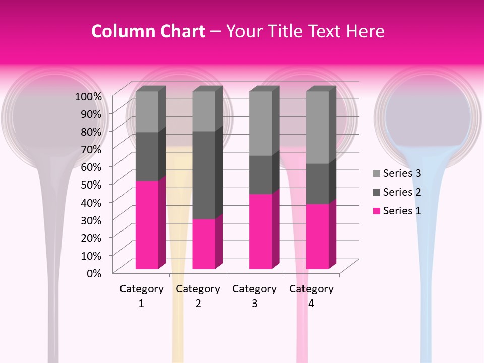 Black Isolated Liquid PowerPoint Template