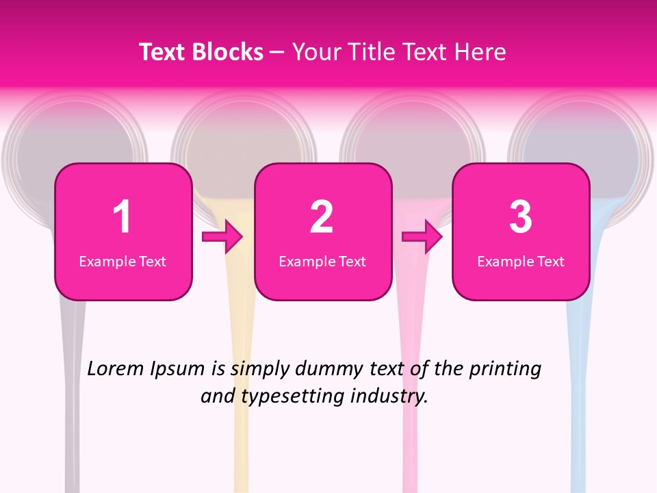 Black Isolated Liquid PowerPoint Template