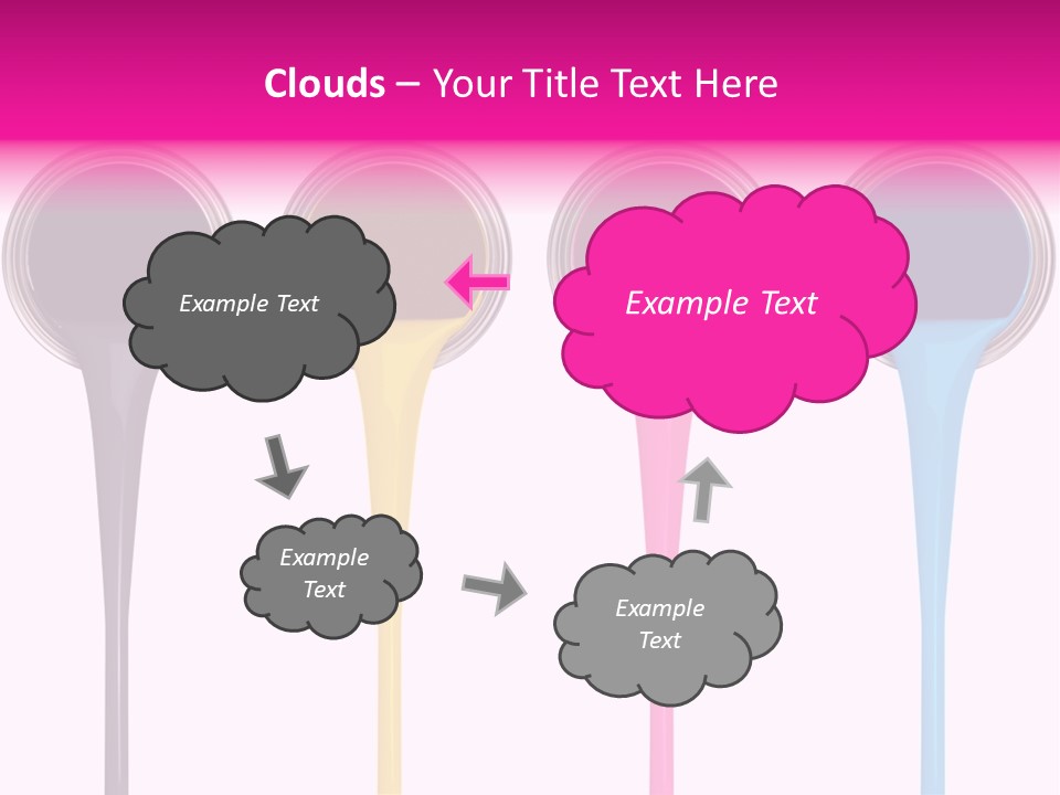 Black Isolated Liquid PowerPoint Template