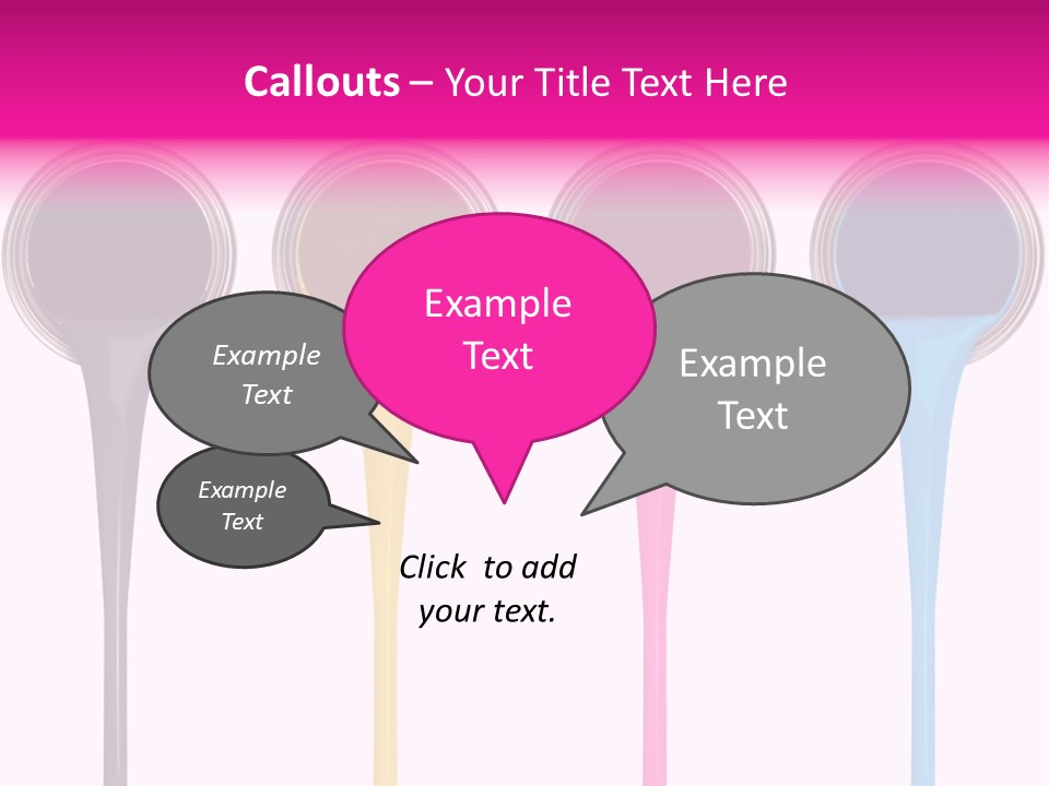 Black Isolated Liquid PowerPoint Template